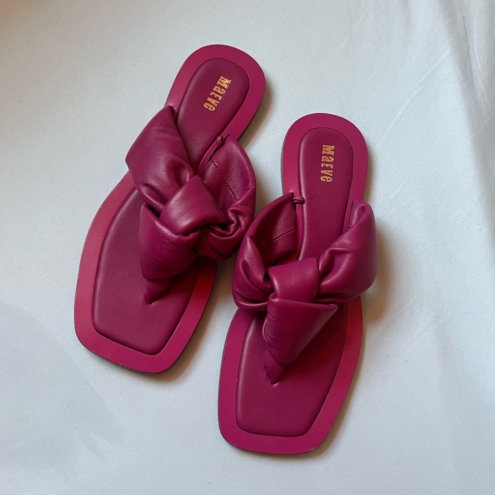 Maeve Puffy Knotted Sandals
